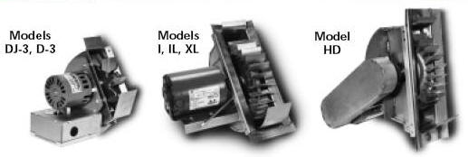 Six In-Line Draft Inducers models